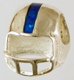 13213-Football Helmet with One Stripe