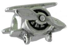 13255-BiPlane Bead - Movable Propeller BiPlane Bead