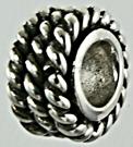 13275-Wide Triple Twist Rondelle Spacer Bead