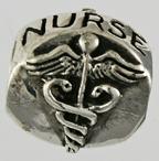 13369-Nurse and Caduceus Bead
