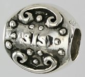 13371-Sis and Heart Bead