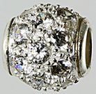 13700-Pav� Cubic Zirconia Bead