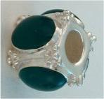 Four Sided Enamelled- Emerald