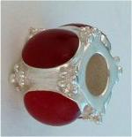 Four Sided Enamelled-Zinnia