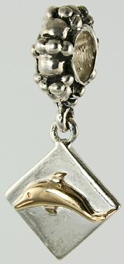 19130A-Rondelle with Square Dolphin