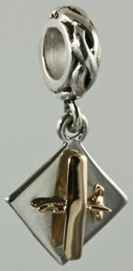 19211A-Figure 8 Rondelle with High Wing Dangle