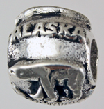 13316-Alaska Bear and Salmon Story Bead
