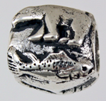 13316-Alaska Bear and Salmon Story Bead