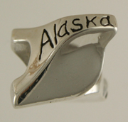 13591-Alaska Whale Tail Bead