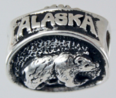 13597-Alaska Story Bead (Bear and Eagle)