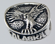 13597-Alaska Story Bead (Bear and Eagle)