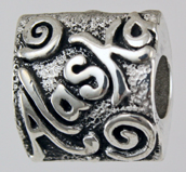 13598-Alaska Whale Tail Story Bead