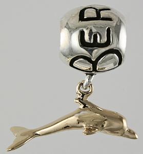 19251-Bermuda Bead with Dolphin Dangle