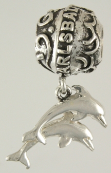 19302-Carksbad Bead with Dolphiin Dangle