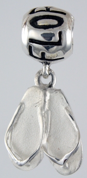 19185-High Polish FLORIDA Bead with Large Sandals