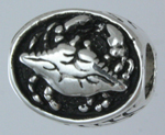 13495-Oval Ocean City Crab Bead