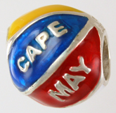 13581-Cape May Beach Ball Bead