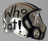 13483-WhoDat Helmet Bead