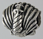 13862-OBX Scallop and Lighthouse Bead