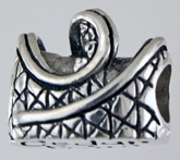 13557-CP Roller Coaster Bead