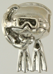 13407-St. Croix Diver Bead