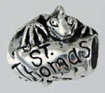 13872-St. Thomas and Katie Iguana Bead
