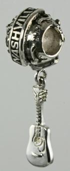 19234-Nashville Bead with Guitar Dangle