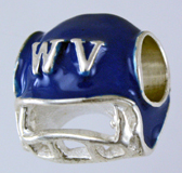 13292-Enameled WV Football Helmet