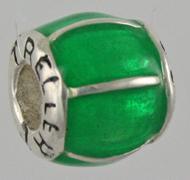 16965-Six Section Barrel Bead can be Enameled with Custom Colors