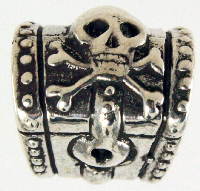 13353-Pirate's Treasure Chest Bead . . . Arrr!