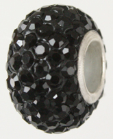 13709 Crystal Bead Jet Black Color (Not Birthstone)