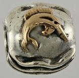 13600A-Wave Bead with Sailfish - Sailfish and Wave Bead
