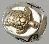 13622A-Nature and Turtle Bead - Turtle and Nature Bead
