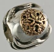 13625A-Wave and Sanddollar Bead - Sanddollar and Wave Bead