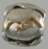 13626A-Wave and Sea Gull Bead - Sea Gull and Wave Bead