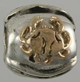 13627A-Wave and Crab Bead - Crab and Wave Bead