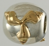 13633A-Round Bead with Triple Shells