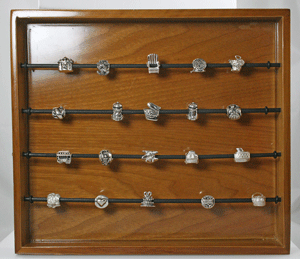 Wood Grain Display Tray