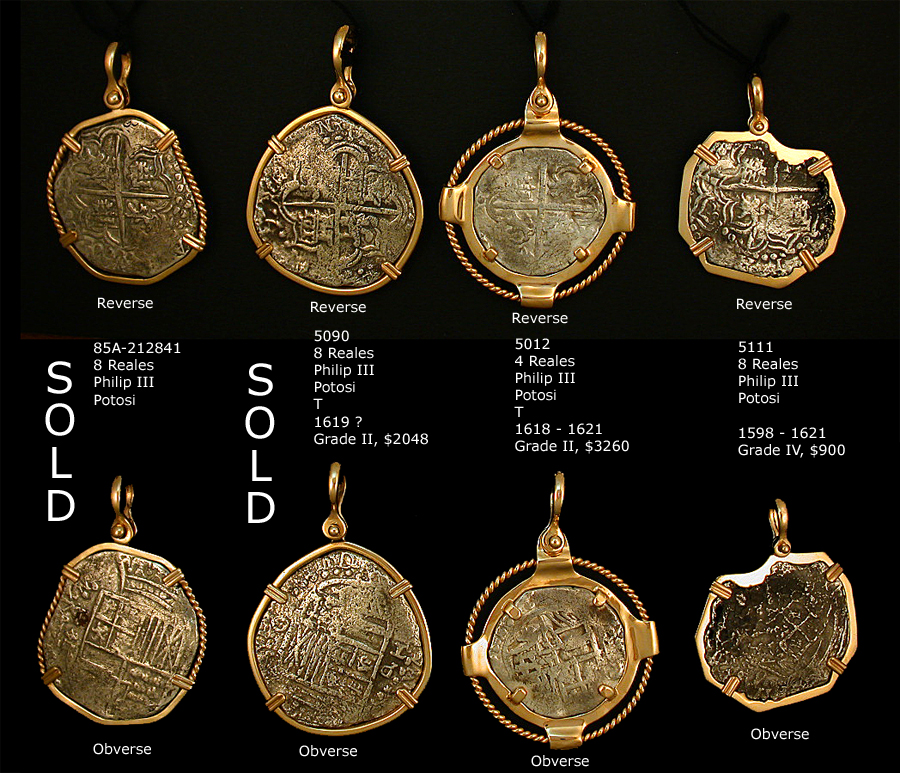 Nuestra Se�ora de Atocha, 1622 - Authentic Atocha Treasure Coins