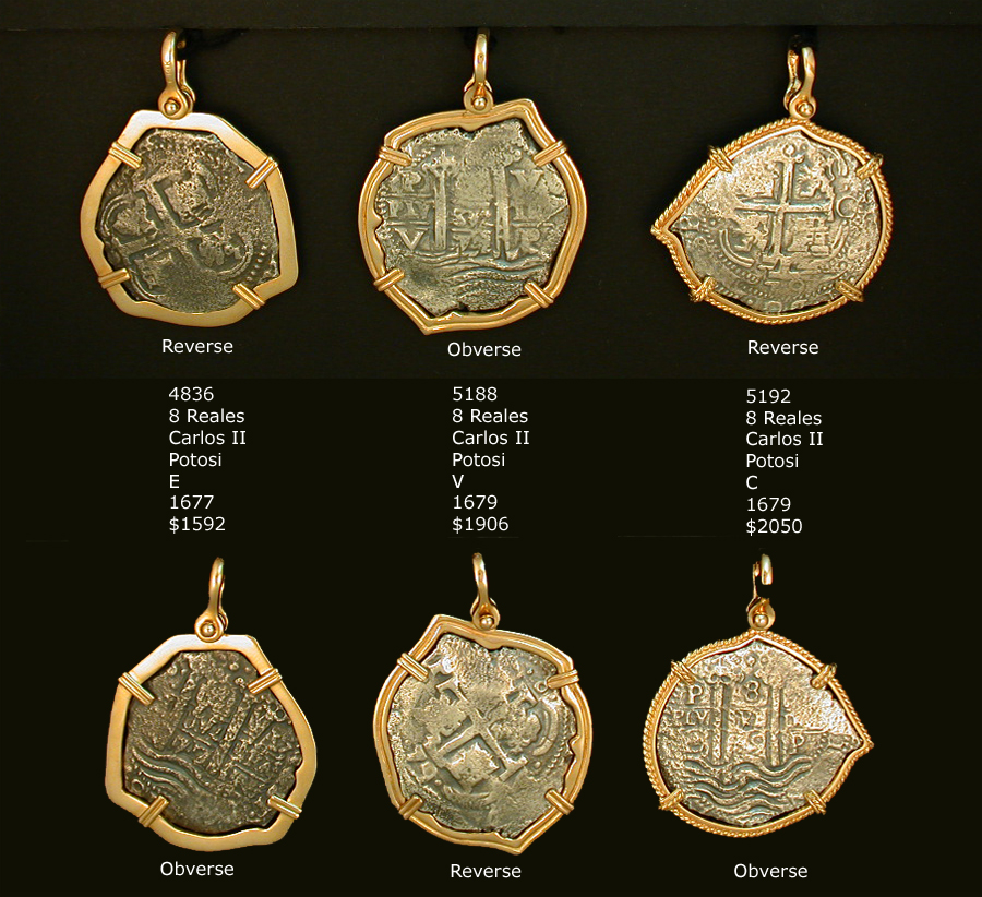 Santa Maria de la Consolaci�n, 1681 - Authentic Consolaci�n Treasure Coins-Eight Reales