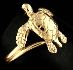 12868-Green Sea Turtle Ring