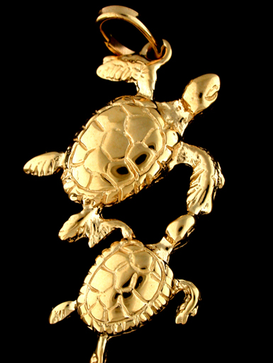 11879-Green Sea Turtle and Baby